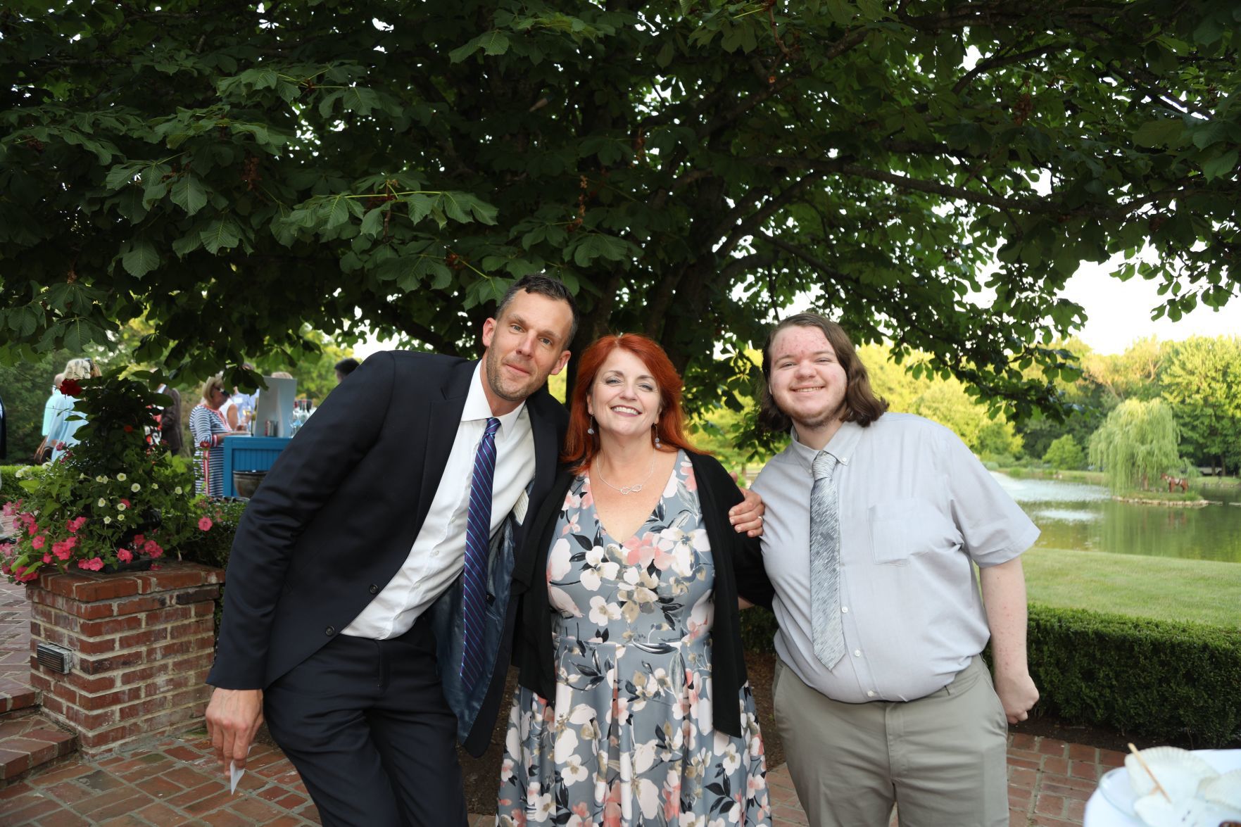 Rick Brennen, Eileen Lowerre, Liam Churney, Scholarship Winner